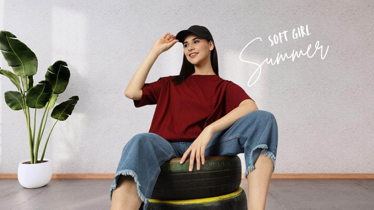 Women's Solid T-Shirt - URBANICE