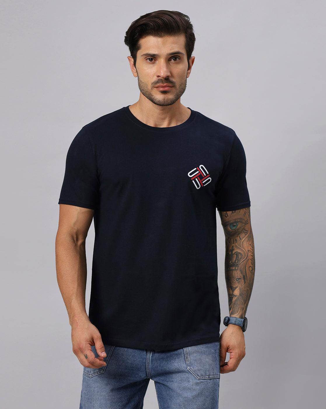 Men's Regular Spinal Vibe Tshirt - URBANICE