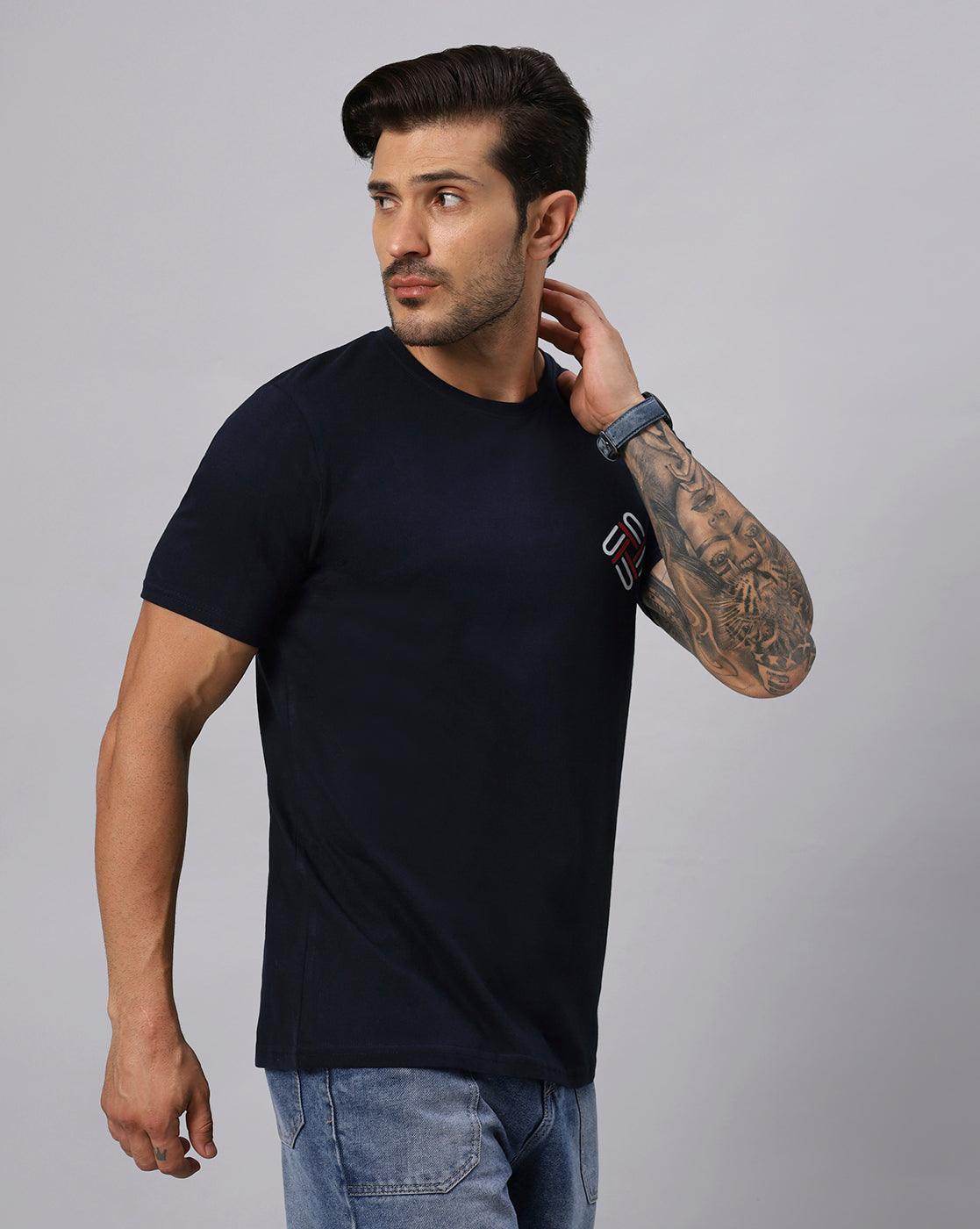 Men's Regular Spinal Vibe Tshirt - URBANICE