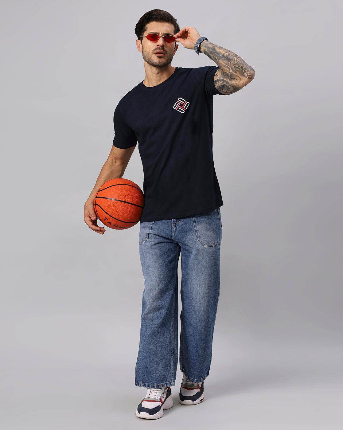 Men's Regular Spinal Vibe Tshirt - URBANICE