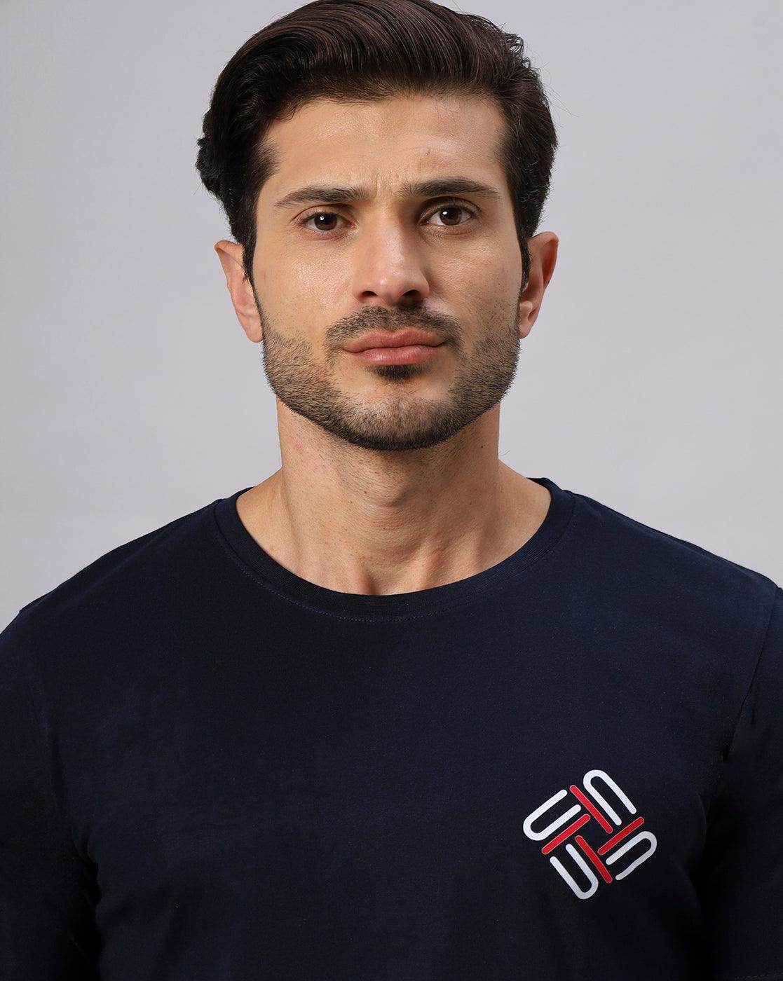 Men's Regular Spinal Vibe Tshirt - URBANICE
