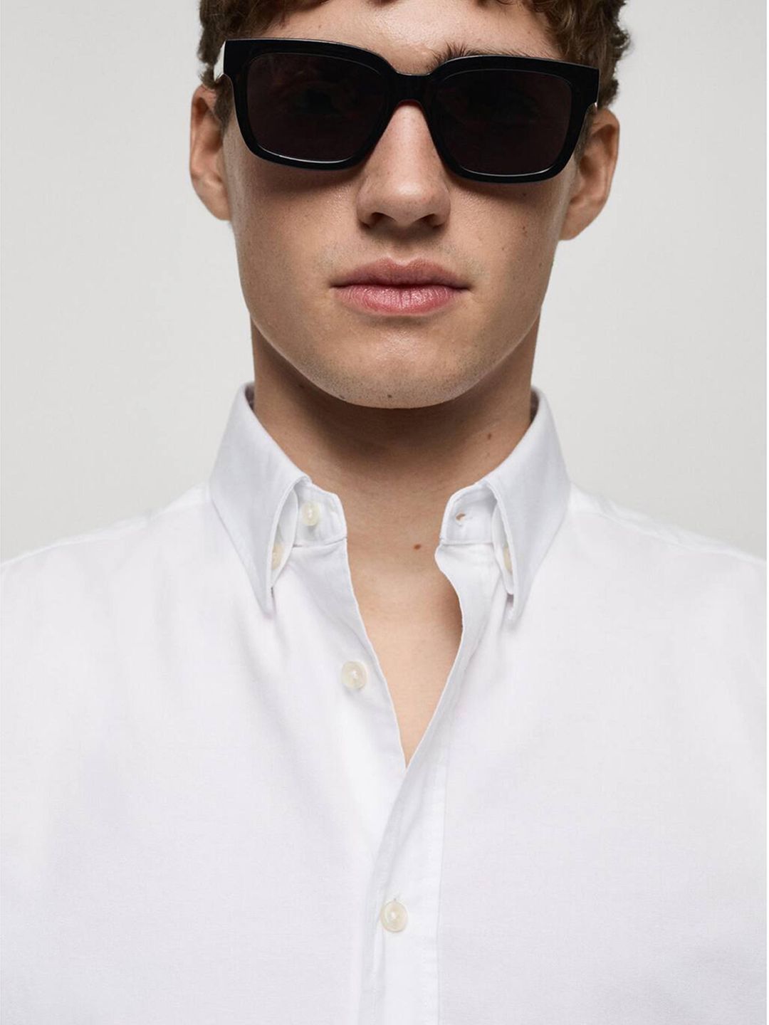 Men's Slim Fit White Formal Shirt