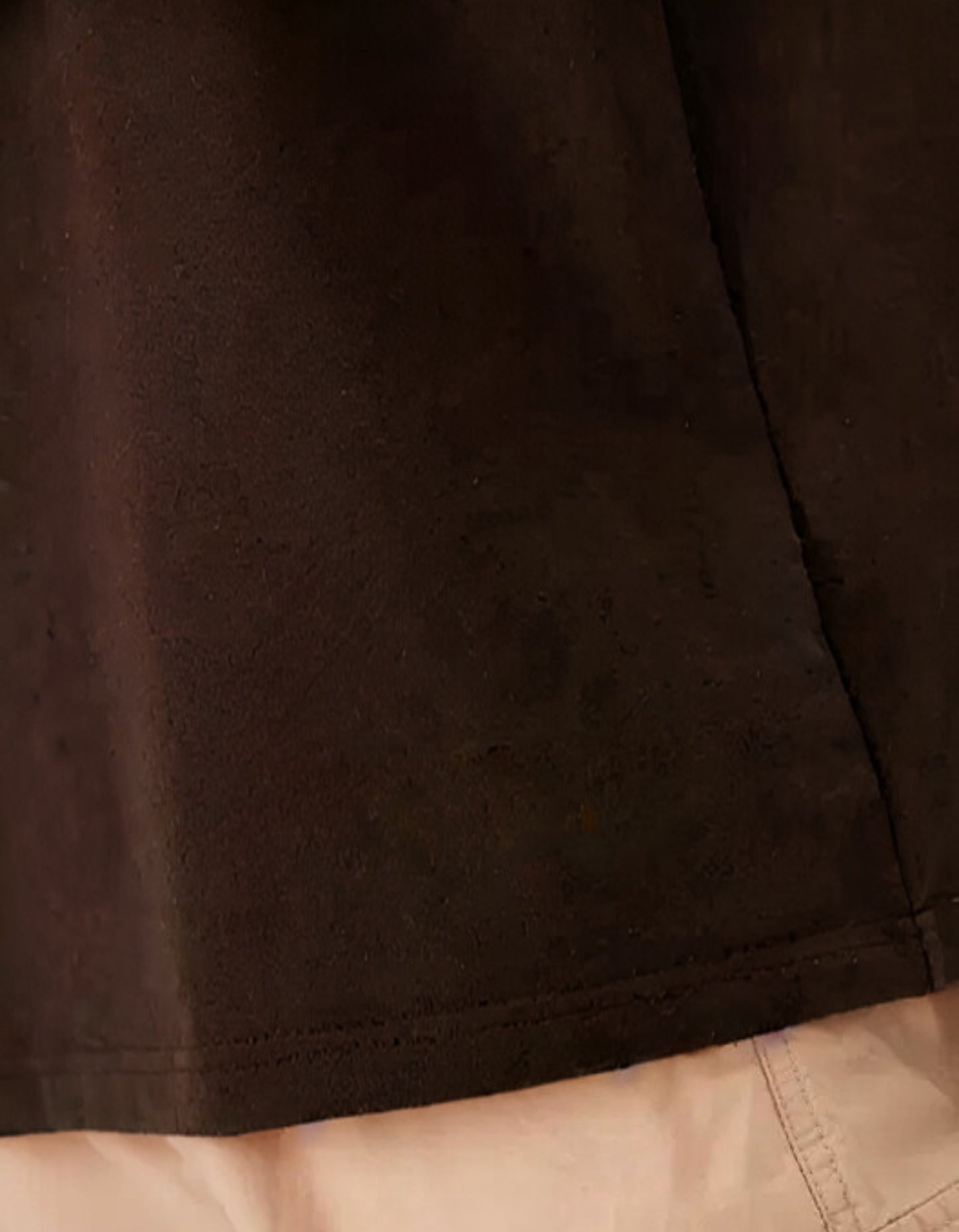 Men's Brown Oversized T-Shirt with Drop Shoulder