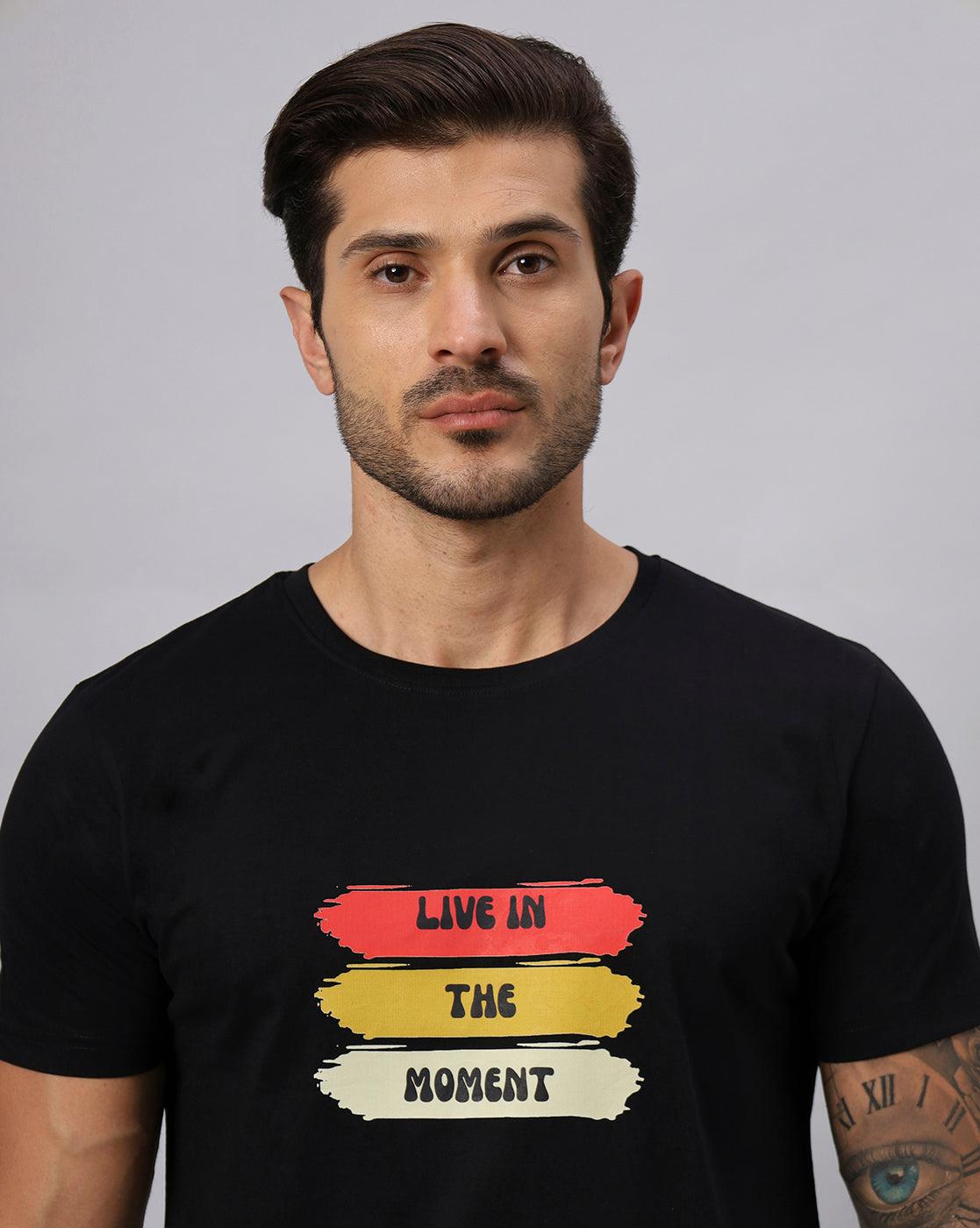 Regular Man Live In The Moment T-shirt - URBANICE