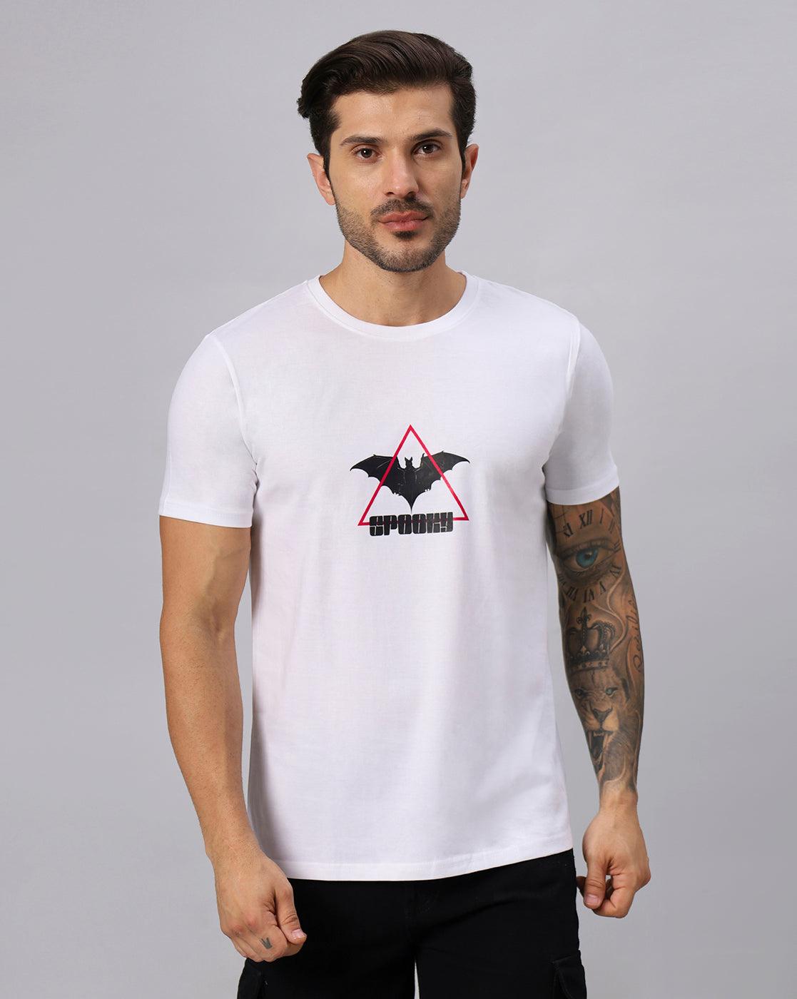 Regular Men Spooky Bat Tshirt - URBANICE