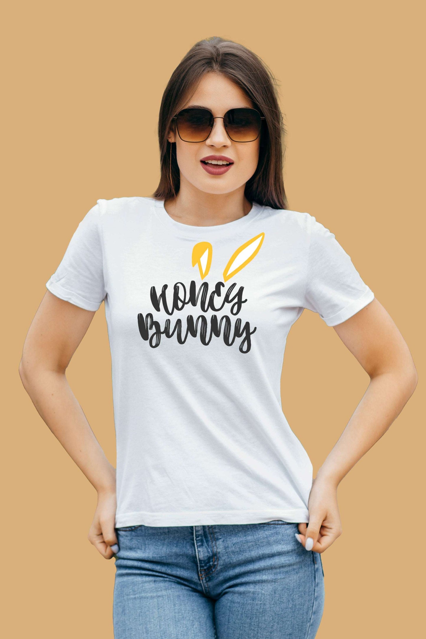 Regular Women Honey Bunny Graphic Printed T-shirt