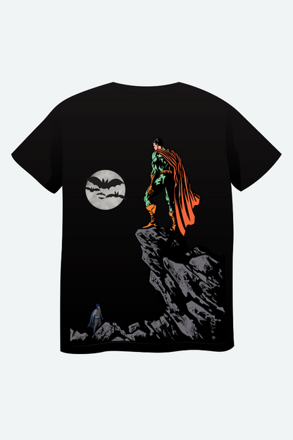 Men's Super Hero Graphic Printed Oversize T-shirt - URBANICE