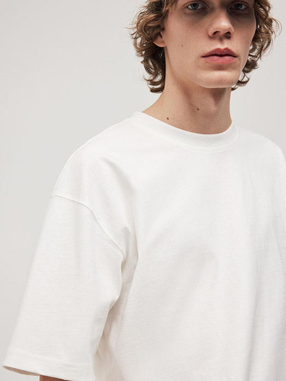 Basic White Oversize Men T-shirt - URBANICE