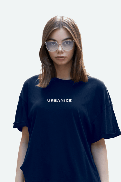 Women Skating Shadow Graphic Printed Oversize T-shirt