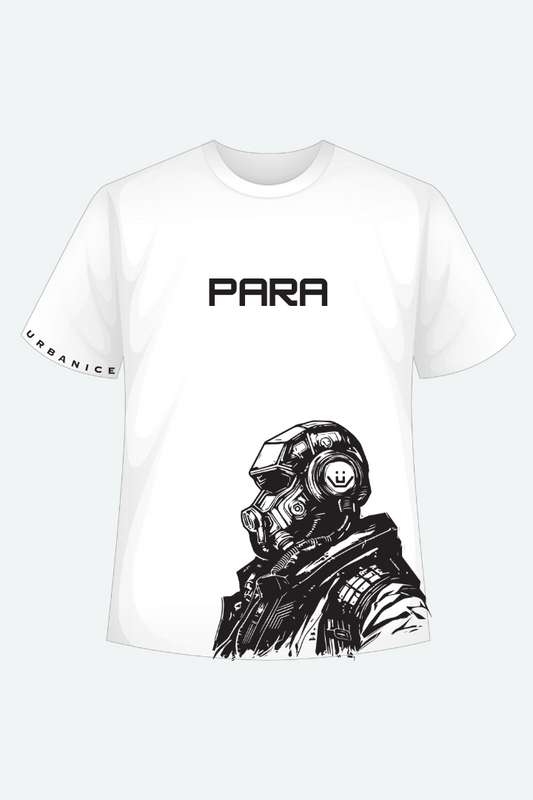 Men's Para Graphic Printed Oversize T-shirt - URBANICE