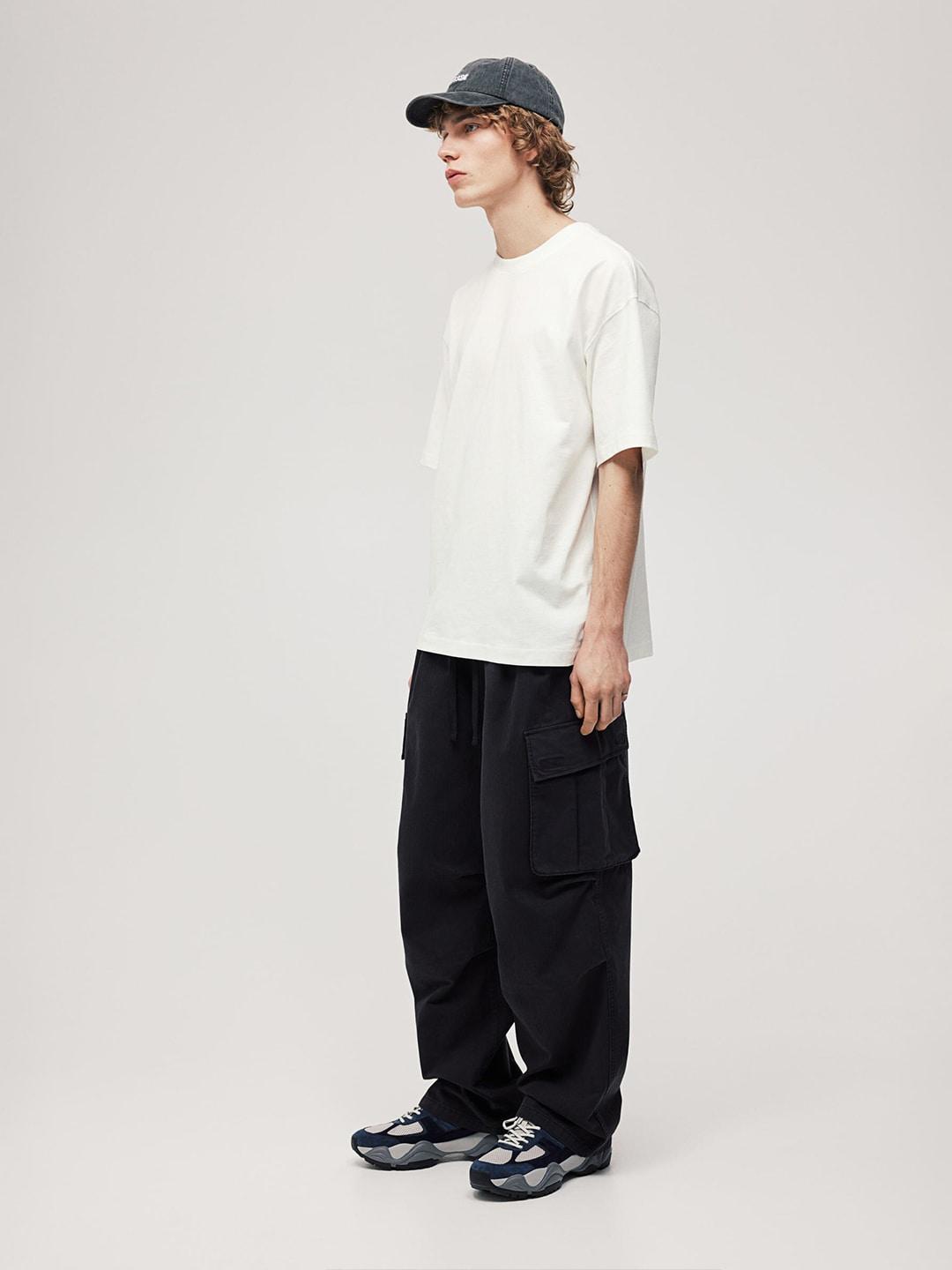 Basic White Oversize Men T-shirt - URBANICE