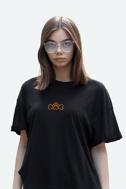 Women Dope Dog Graphic Printed Oversize T-shirt