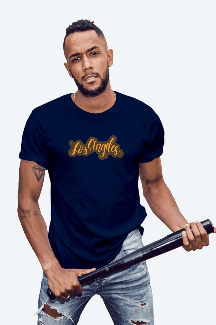 Regular Men Men Los Angeles Printed T-shirt