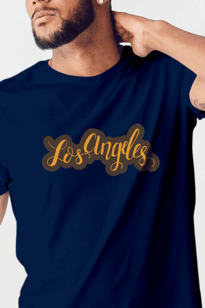 Regular Men Men Los Angeles Printed T-shirt